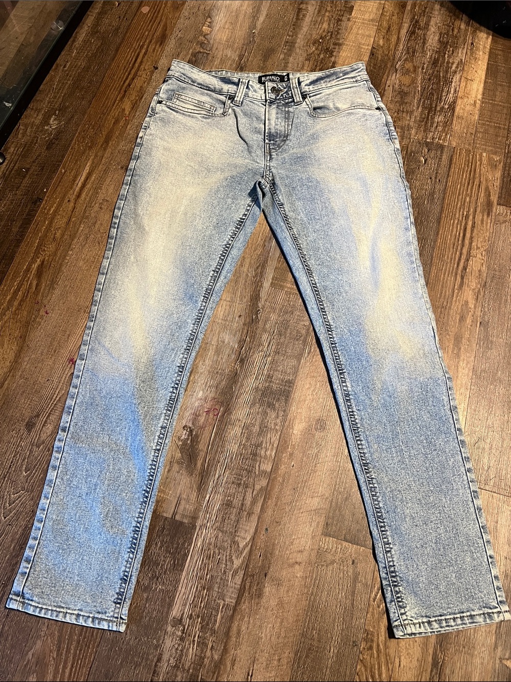 Buffalo David Bitton Jeans Mens Size 30x30 Relaxed Straight Driven Faded Denim